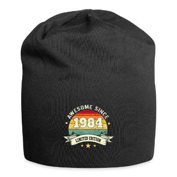 Awesome Since 1984 - Jersey-Beanie - Schwarz - Vorne