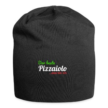 Le meilleur pizzaiolo ... c'est moi pizza graphique des - Bonnet en jersey - noir - Devant