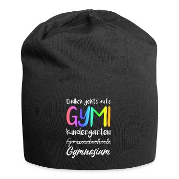 Gymi Kindergarten Grundschule Gymnasium - Jersey-Beanie - Schwarz - Vorne