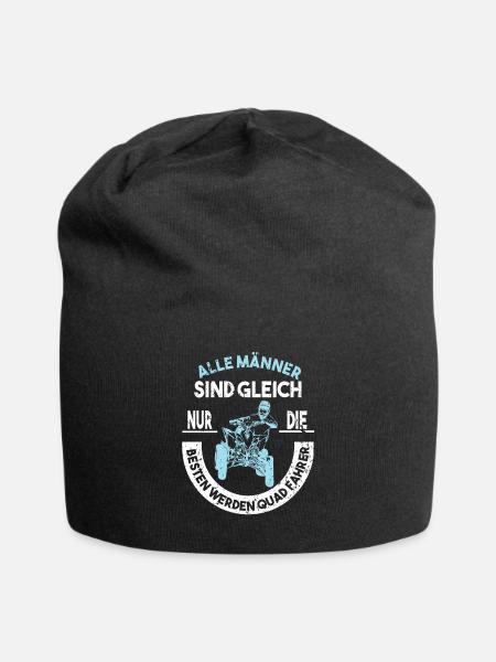 Quad ATV Offroad Quadfahrer Geschenkidee - Jersey-Beanie - Schwarz