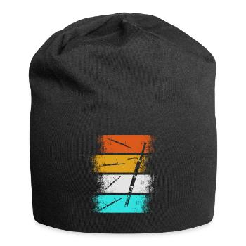 Fagott Vintage Fagottspieler Musik Fagottist - Jersey-Beanie - Schwarz - Vorne