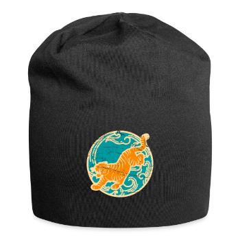 Tiger mixed martial arts big cats wild cats - Jersey Beanie - black - Front