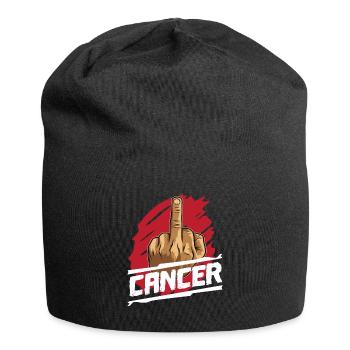 F... Cancer Krankheit Kampf gegen Krebs - Jersey-Beanie - Schwarz - Vorne