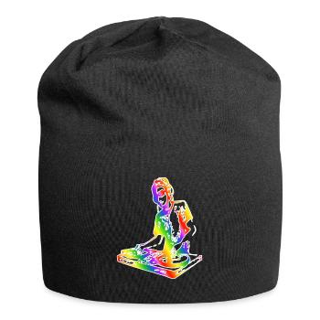 Disc jockey - Bonnet en jersey - noir - Devant