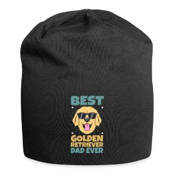 Golden retriever - Jersey Beanie - black - Front