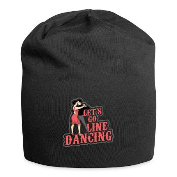 Linedance Western Countrymusic Tanzsport - Jersey-Beanie - Schwarz - Vorne