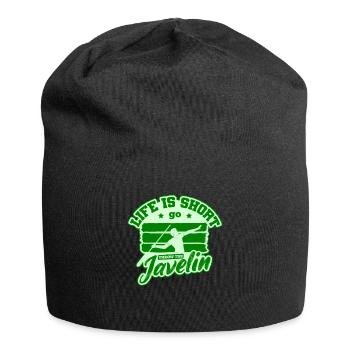 Javelin throwing javelin throw - Jersey Beanie - black - Front