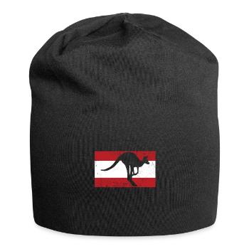 Österreich - Jersey-Beanie - Schwarz - Vorne