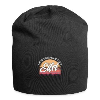 Ohne Zweifel Aus Eifel Eifler Eiflerin Heimat - Jersey-Beanie - Schwarz - Vorne