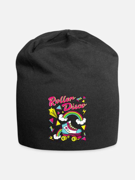 Discothèque à rouleaux - Bonnet en jersey - noir