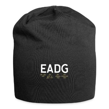Funny bass guitarist gift for birthday - Jersey Beanie - black - Front