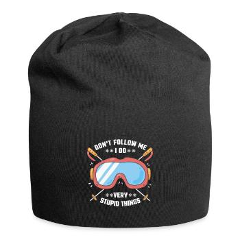 To ski - Jersey Beanie - black - Front