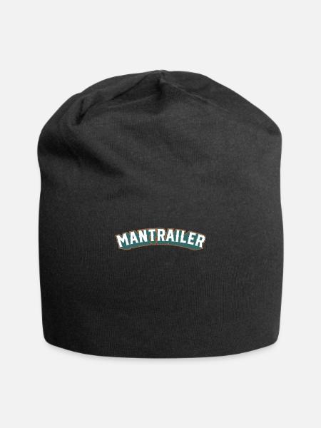 Mantrailing dog mantrailer rescue dog - Jersey Beanie - black