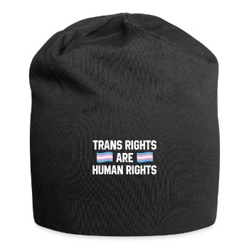 Transgender Rechte Transsexuell - Jersey-Beanie - Schwarz - Vorne
