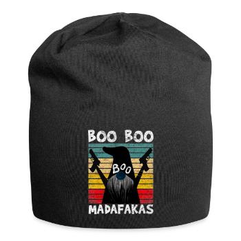 Costume d'Halloween Nain de jardin Pew Boo - Bonnet en jersey - noir - Devant