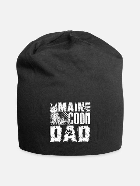 Maine Coon Maine Coon Dad - Jersey-Beanie - Schwarz