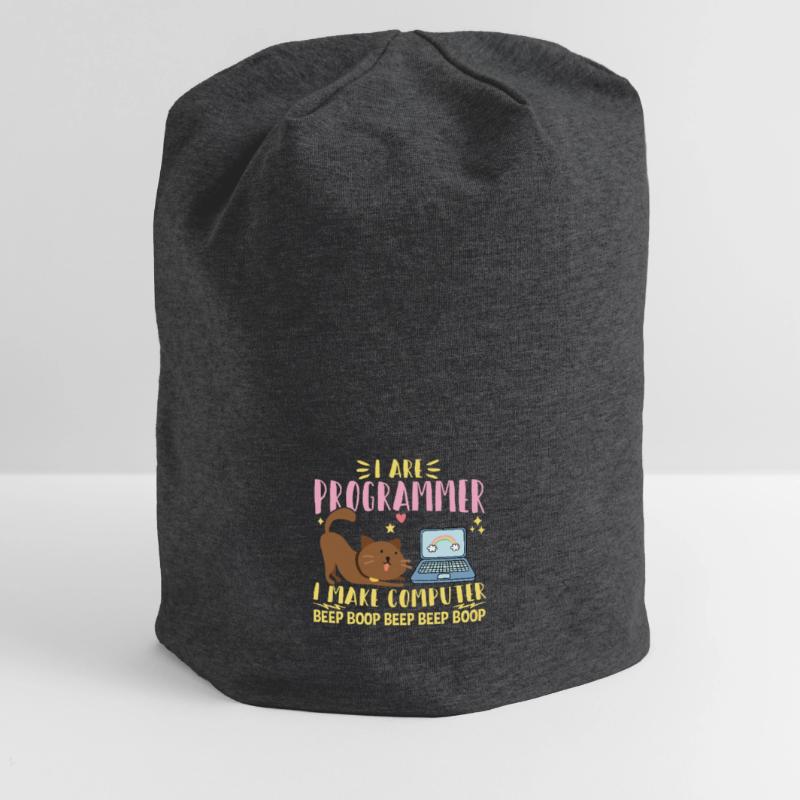 I Are Programmer I Makes Computer Beep Boop Coder Jersey Beanie