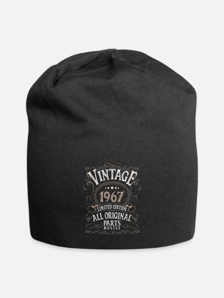 Geburtstag Jahrgang 1967 - Jersey-Beanie - Schwarz