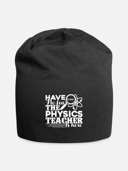 Physiklehrer Der Physiklehrer ist da - Jersey-Beanie - Schwarz