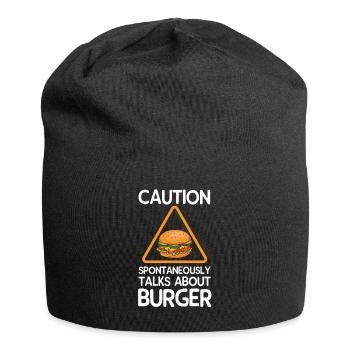 Burger - Jersey-Beanie - Schwarz - Vorne