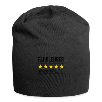 Fahrlehrer Fahrschullehrer Geschenk Bewertungen - Jersey-Beanie - Schwarz - Vorne
