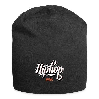 Vêtements hip hop - Bonnet en jersey - charbon - Devant