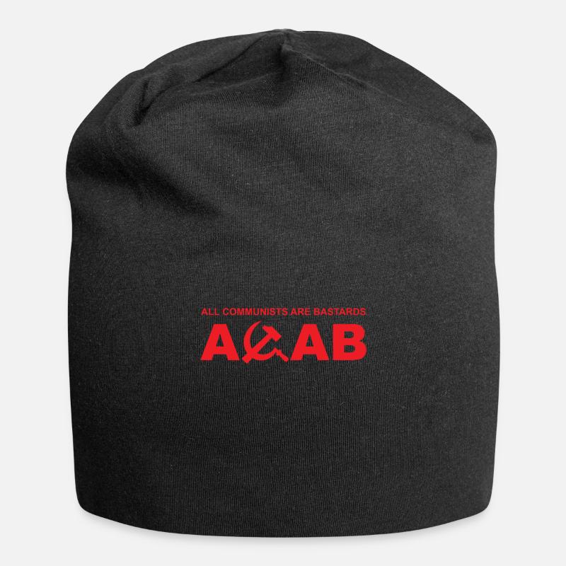 ACAB Tous les communistes sont des bâtards - Bonnet en jersey - noir