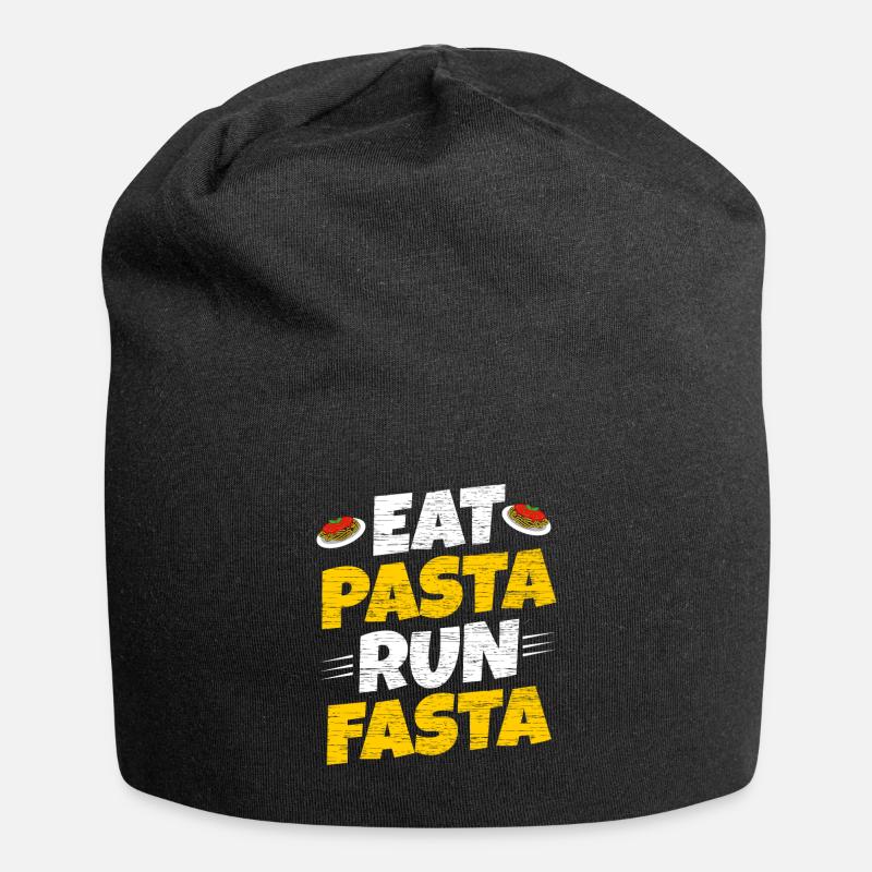 Pasta - Jersey-Beanie - Schwarz