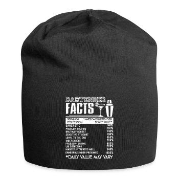 Bartender Bartender Facts - Jersey Beanie - black - Front