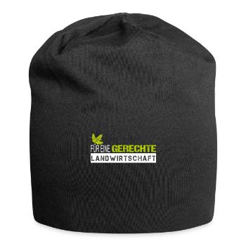 Landwirt Bauer Für Eine Gerechte Landwirtschaft - Jersey-Beanie - Schwarz - Vorne