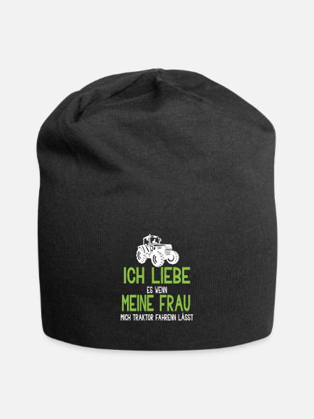 Landwirtschaft Bauer Bauernhof Landwirt - Jersey-Beanie - Schwarz