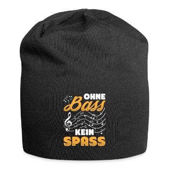 Ohne Bass Kein Spaß Chor Sänger Orchester - Jersey-Beanie - Schwarz - Vorne