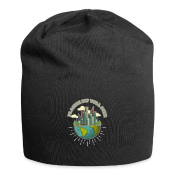 Plastic 90S Climate Protection Environment - Jersey Beanie - black - Front