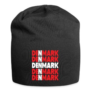 Danemark Danemark drapeau, ville de Danemark - Bonnet en jersey - noir - Devant