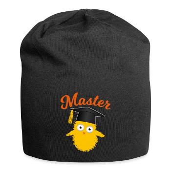 Master Chicks Funny Study Graduation Gift - Jersey Beanie - black - Front