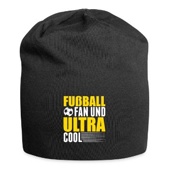 Fußball Ulatra Cool Jungen Fan Geschenk Kinder - Jersey-Beanie - Schwarz - Vorne