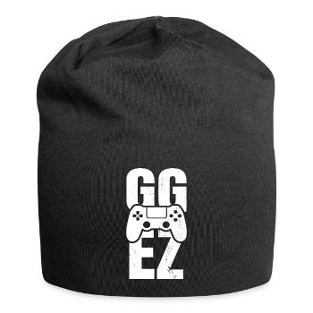 Gamer Progamer gg ez noob shirt Zocker Geschenk - Jersey-Beanie - Schwarz - Vorne