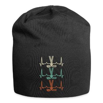 Bâton de hockey ECG Hockey Heartbeat - Bonnet en jersey - noir - Devant