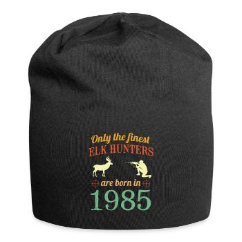 1985 Geburtstag Elch Jagdhemd - 35. Geburtstag Sh - Jersey-Beanie - Schwarz - Vorne