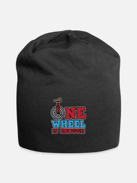 Monocycle One Wheel Monocylce est assez d'équilibre - Bonnet en jersey - noir