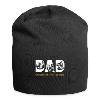 Dad The Welder the Myth The Legend - Jersey Beanie - black - Front