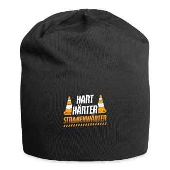 Hart Härter Straßenwärter Straßenbau - Jersey-Beanie - Schwarz - Vorne