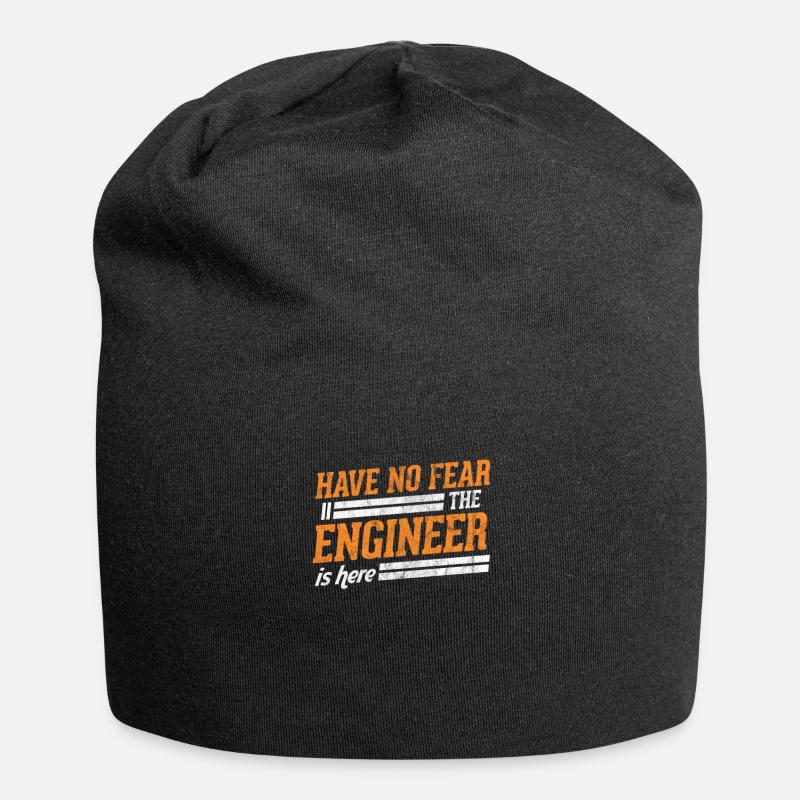 engineer - Jersey Beanie - black