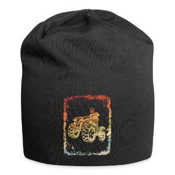 Vintage Quad Bike - Jersey Beanie - black - Front
