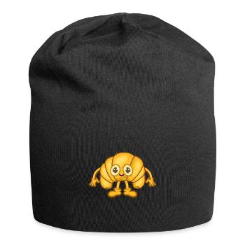 Croissant - Jersey-Beanie - Schwarz - Vorne