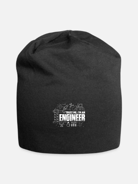 Engineer Engineer Technician Civil Engineer Gift - Jersey Beanie - black