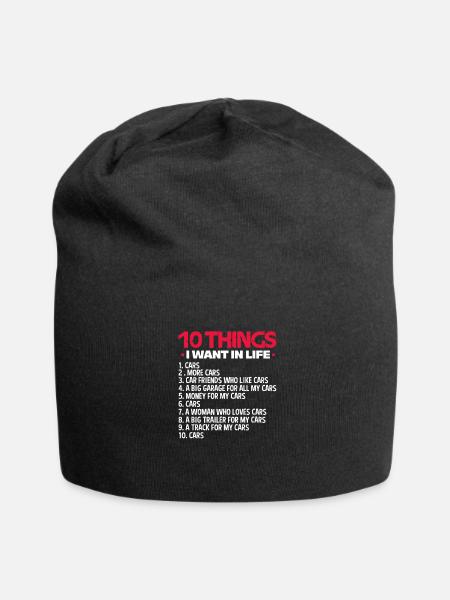 Kfz Mechaniker - Jersey-Beanie - Schwarz