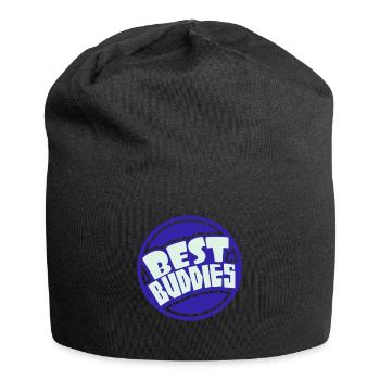 Beste Freunde - Jersey-Beanie - Schwarz - Vorne