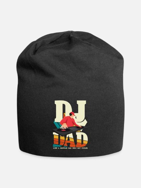 DJ Dad Produzent Beatmaker Papa Vatertag - Jersey-Beanie - Schwarz