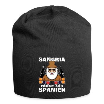 Harald Krull - Sangria kommt aus Spanien - Jersey-Beanie - Schwarz - Vorne